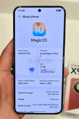 Honor X9d TRA 12gb 256gb Brand new with Buds