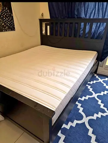 Ikea queen size bed with mattress