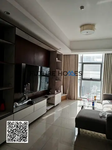 A residential unit with one Bedroom, a Hall (living room), and a Kitchen with Parking in Gulfa Tower Ajman