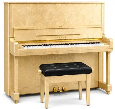 Yamaha U1 Beige Finish Upright Piano | Japanese Piano Dubai