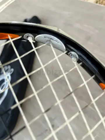 Like new Prince O3 squash racket with cover in excellent condition