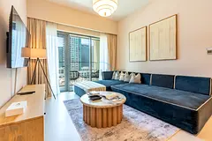 Exquisite 1BR with Captivating City Views and Iconic Landmarks Within Walking Distance, Burj Royale,
