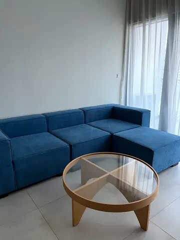 Blue 3-seater Modular Sofa - Good Condition