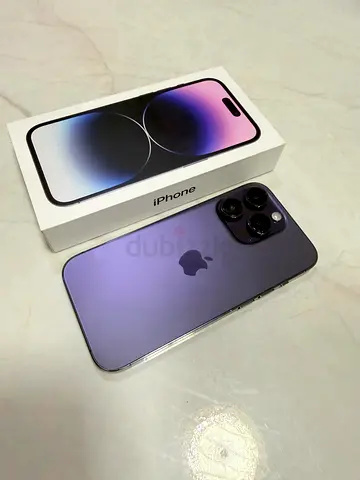 iPhone 14 Pro 128GB - Deep Purple, Excellent Condition with Box - Unwanted gift