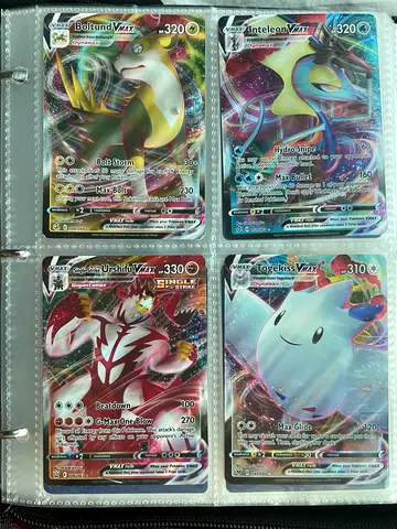 Pokémon Card Collection in Binder (Rare/Holo/Bulk)