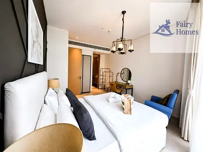 High-Floor 1BR | Furnished | Balcony with Marina & City Views