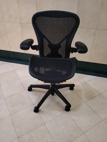 . Herman Miller Aeron Classic Chair Posturfit Back Support Size B Full Option