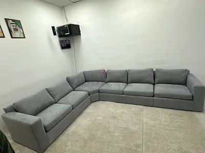 Still brand new crate&barrel corner sofa