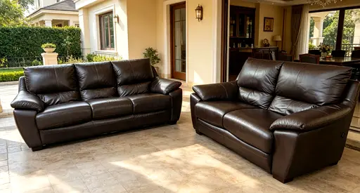 Sofa Leather 5 Seater