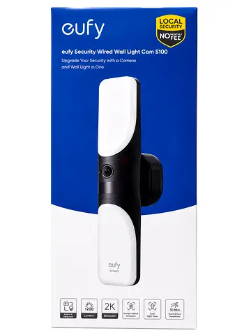 Eufy Security Wired Wall Light Cam S100