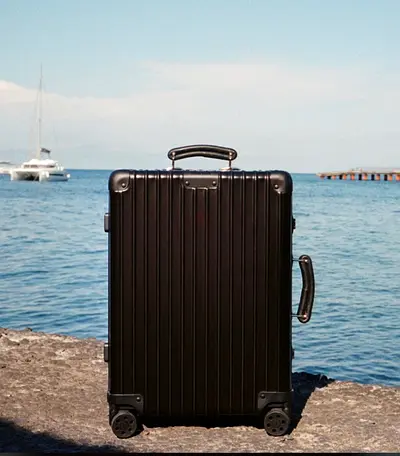 Classic aluminum luggage