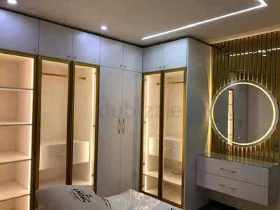 Stylish Built-In Wardrobes with dresser