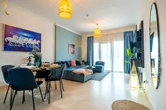 Chic Blue Sapphire | Yas Island Retreat | 20% Off | Pay with Tamara