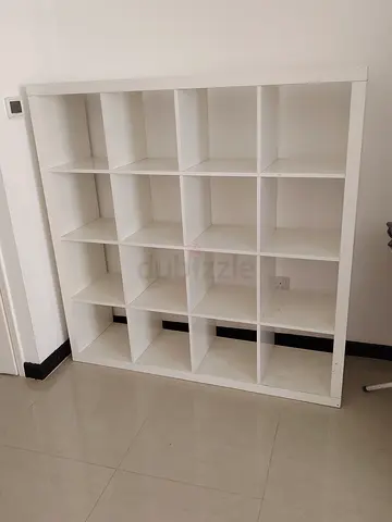 White 16-Cube Storage Shelf / Bookcase - Good Condition