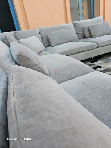 Expensive Quality West Elm Harmony Corner Sofa Sets Perfect Condition