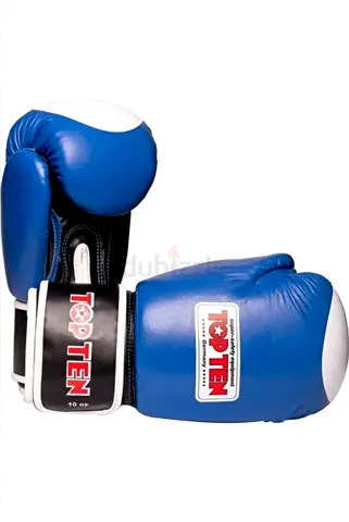 Wako Top Ten boxing gloves - 10 oz, blue once used
