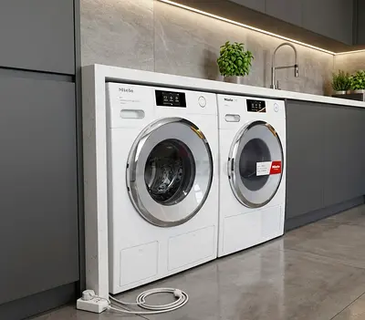 Miele Latest Model PowerWash Passion 9kg Washer & Passion Tumble Dryer Set