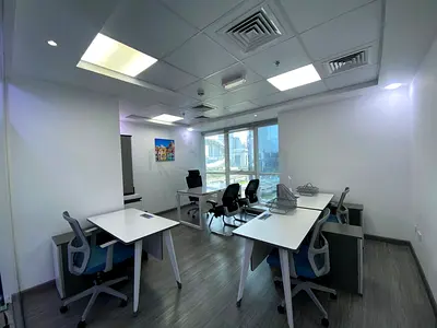 Bright Office with Landmark Views | Latifa Tower | 300 Sqft