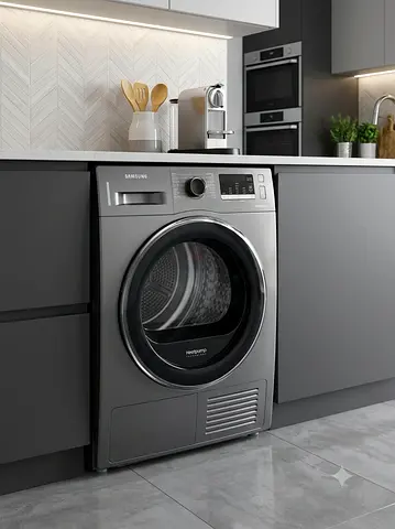 Samsung 9kg Front Load Dryer, Reversibl
e Door, Heat Pump Technology,Model - D
V90M5000QX zstyles