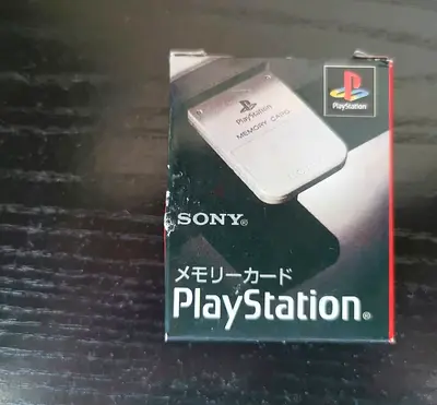Original Sony PlayStation (PS1) Memory Card - New/Boxed