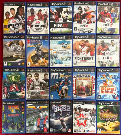 Ps2 games 55 dhs