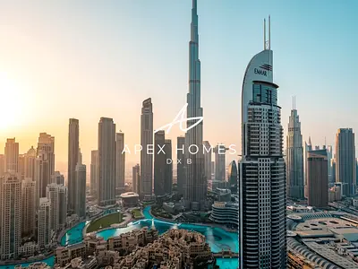 VACANT |BURJ KHALIF AND FOUNTAIN VIEW |HIGH FLOOR