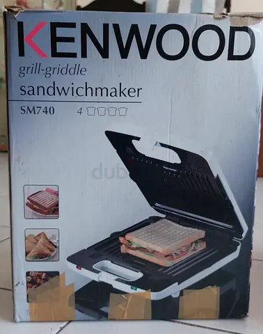 Kenwood nonstick grill 4 piece sandwich maker 3 different plates,  Dhs 50/- Rolla Sharjah