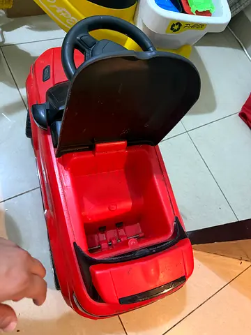 Red Ride-On Toy Car for Toddlers - Push/Push-toy