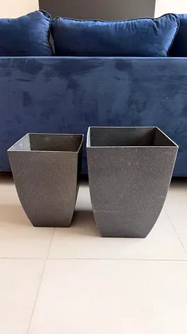 High Quality Textured Plant Pot set