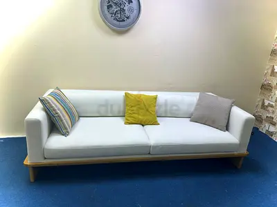 As perfect condition crate&barrel 3 seater sofa