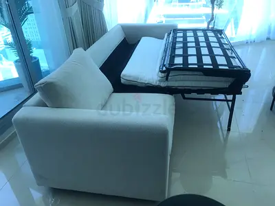 Three Seater sofa bed beige