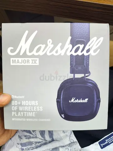 Marshall Major IV Bluetooth Headphones Black