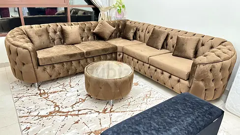 Brand New Designer Sofa Set Crafted for Families Who Appreciate Style and Comfort