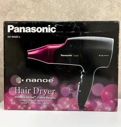 New Panasonic Hair Dryer 2000W Dryer EH-NA65-k with Box