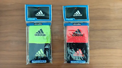 Adidas Reversible Sweatbands - Set of 2 pieces