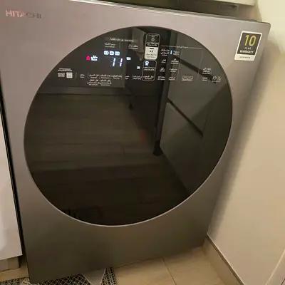 Hitachi front load washing machine - almost new, 10 year warranty