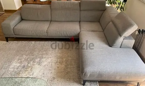 Natuzzai Italian lshape sofa comfortable