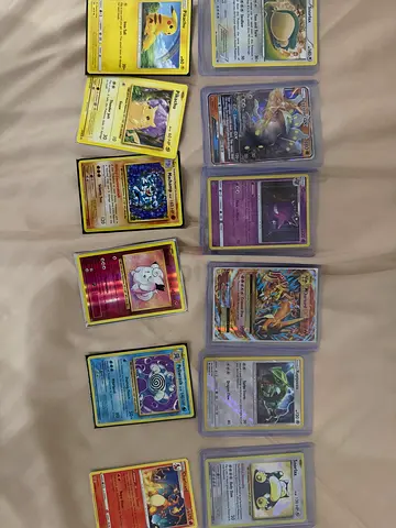Vintage Pokemon cards from 2016