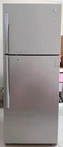 LG Silver Double Door Refrigerator - Good Working Condition