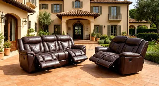 Sofa Leather Recliner 3+2