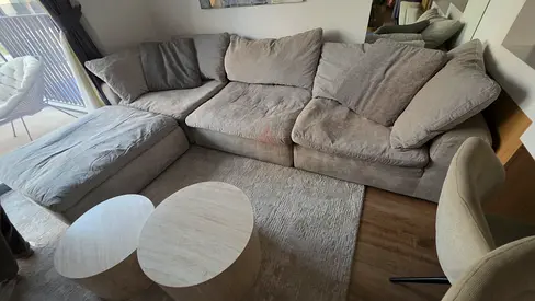 Pan Emirates Feather filled Sofa