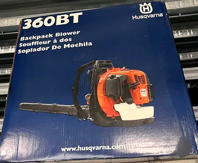 HUSQVARNA 350BT BACKPACK BLOWER – BRAND NEW / BOX SEALED