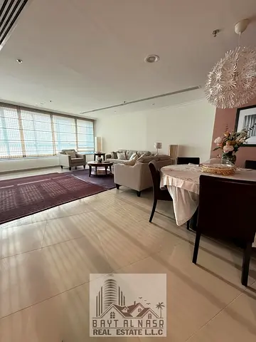 Full SeaView | Furnished 2 BHK | 41st Floor | With Parking | Corniche Tower