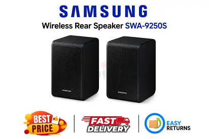 Samsung 2.0ch Wireless Rear Speaker SWA-9250S 2025 - New, All Accessories - FREE DELIVERY