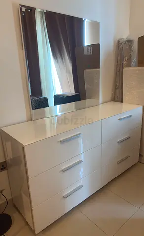 Dresser with mirror