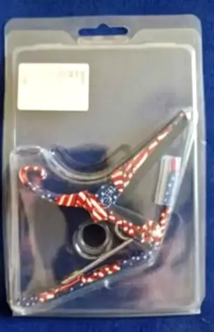 Kyser Quick-Change Guitar Capo (USA Flag Limited Edition) - Brand New