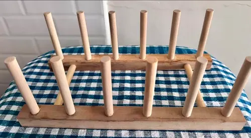 Distribution Rack Planner Classifieds: Wooden Book Rack or Dish Rack | dubizzle Dubai