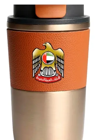 Stainless Steel Travel Tumbler with Grip and Flip Lid - 420ml