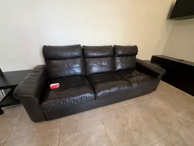 Premium Quality luxury real leather 8 seater sofa set