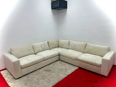 Looks great condition pottery barn beige color corner sofa
